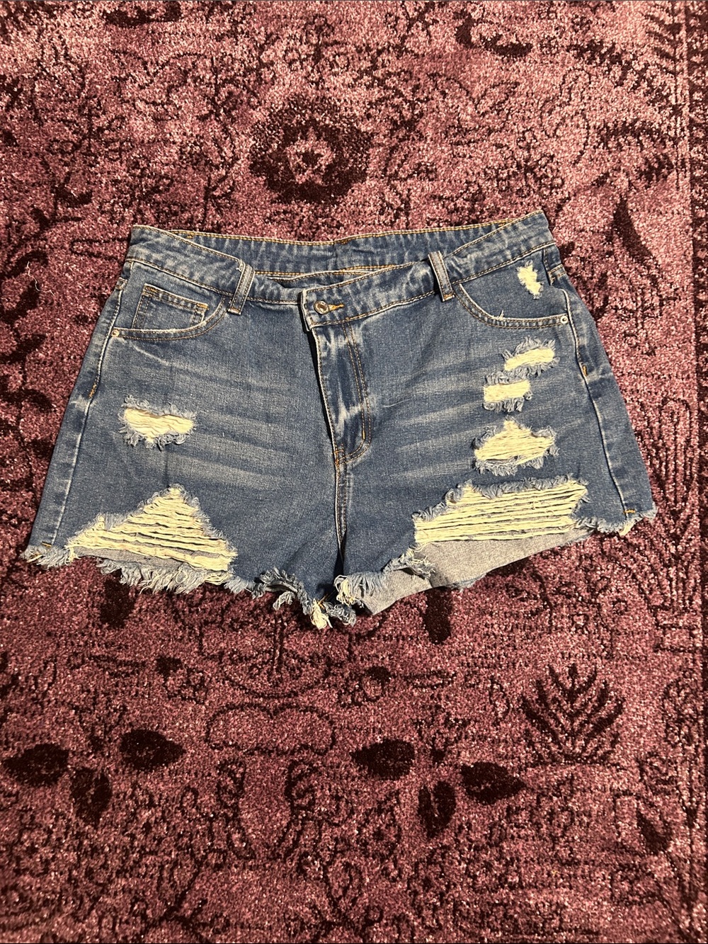 High-Waist Denim Shorts SHEIN ✨3/$25 SALE✨